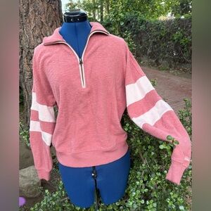 Faherty Pink Knit Sweater